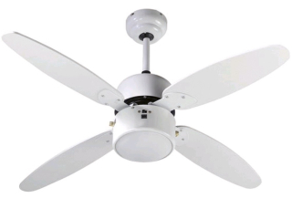 Stropní ventilátor s vestavěným světlem Samoa, vrtule 107cm, 3 rychlosti, E27, 60W, letní a zimní režim, ovládání řetízkem, Farelek